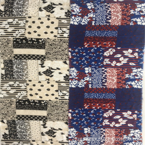 Fashion Design Rayon Floral Print Fabric